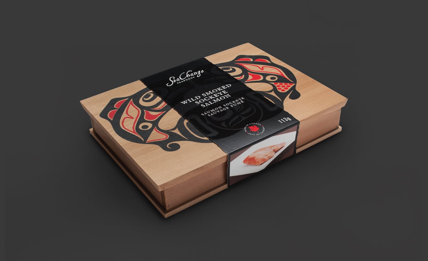 11_seachange_packaging_cedar_box photo of SeaChange Seafoods packaging