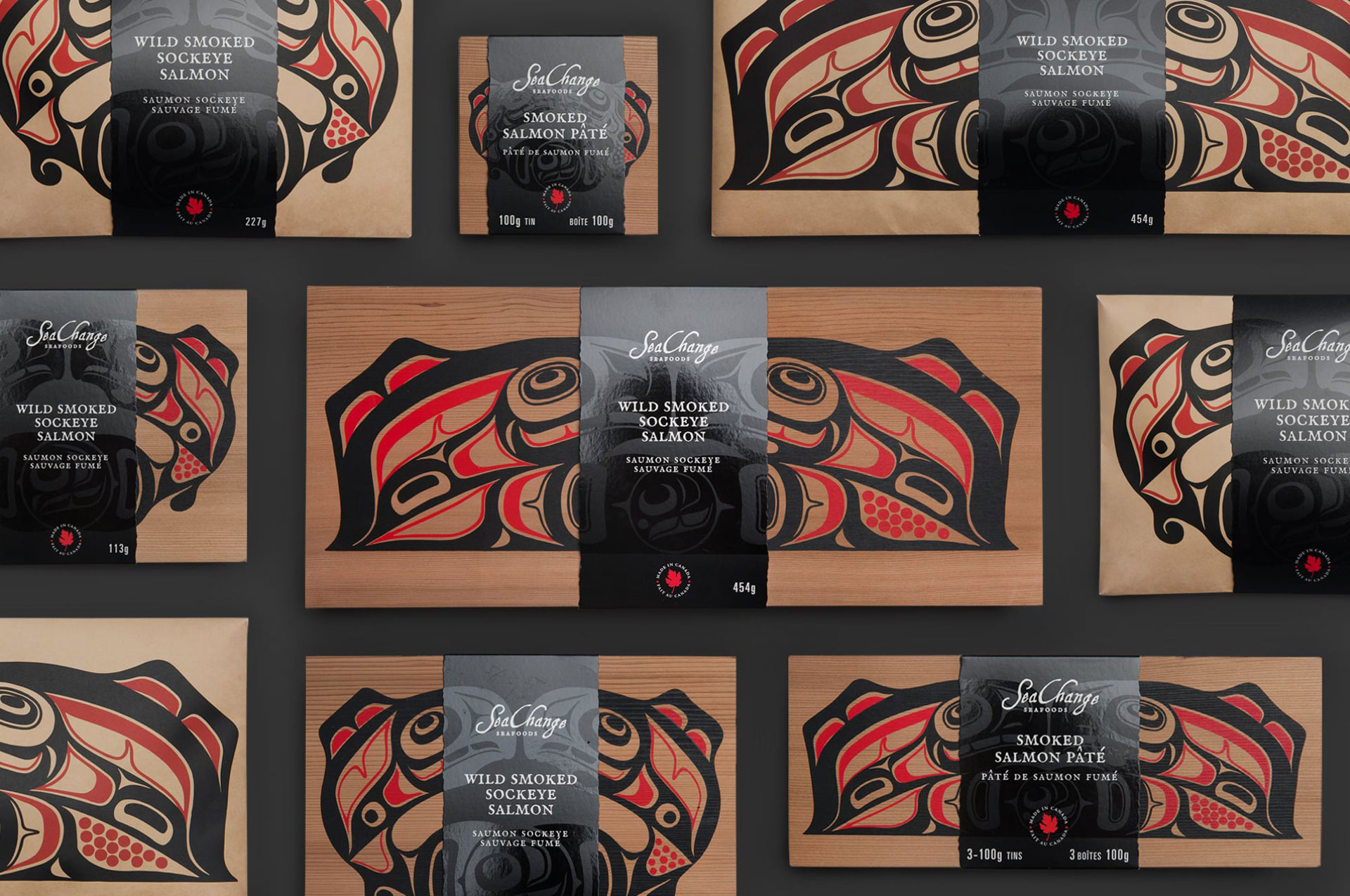 1_seachange_packaging_design photo of SeaChange Seafoods packaging