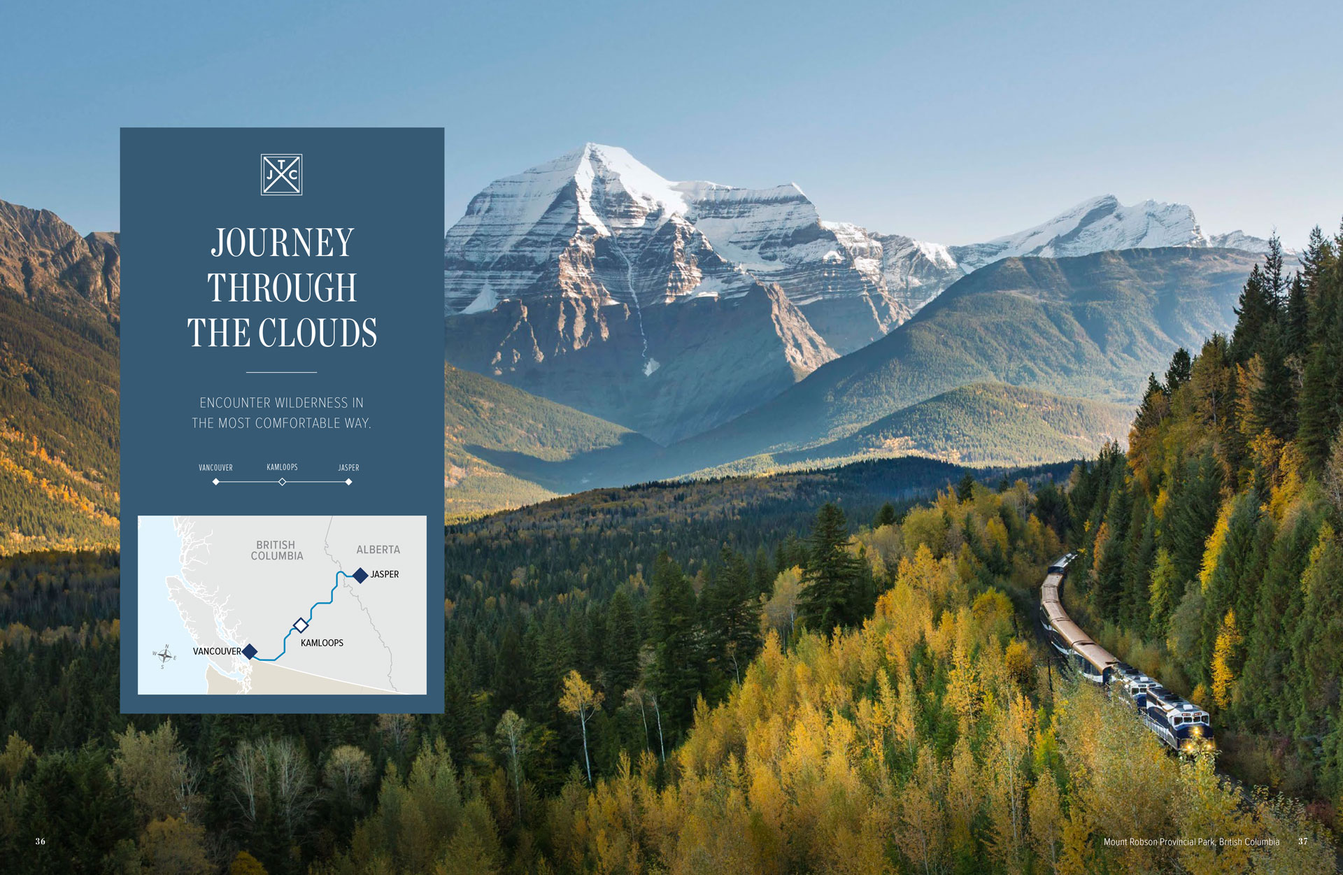 photo of Rocky Mountaineer product catalogue