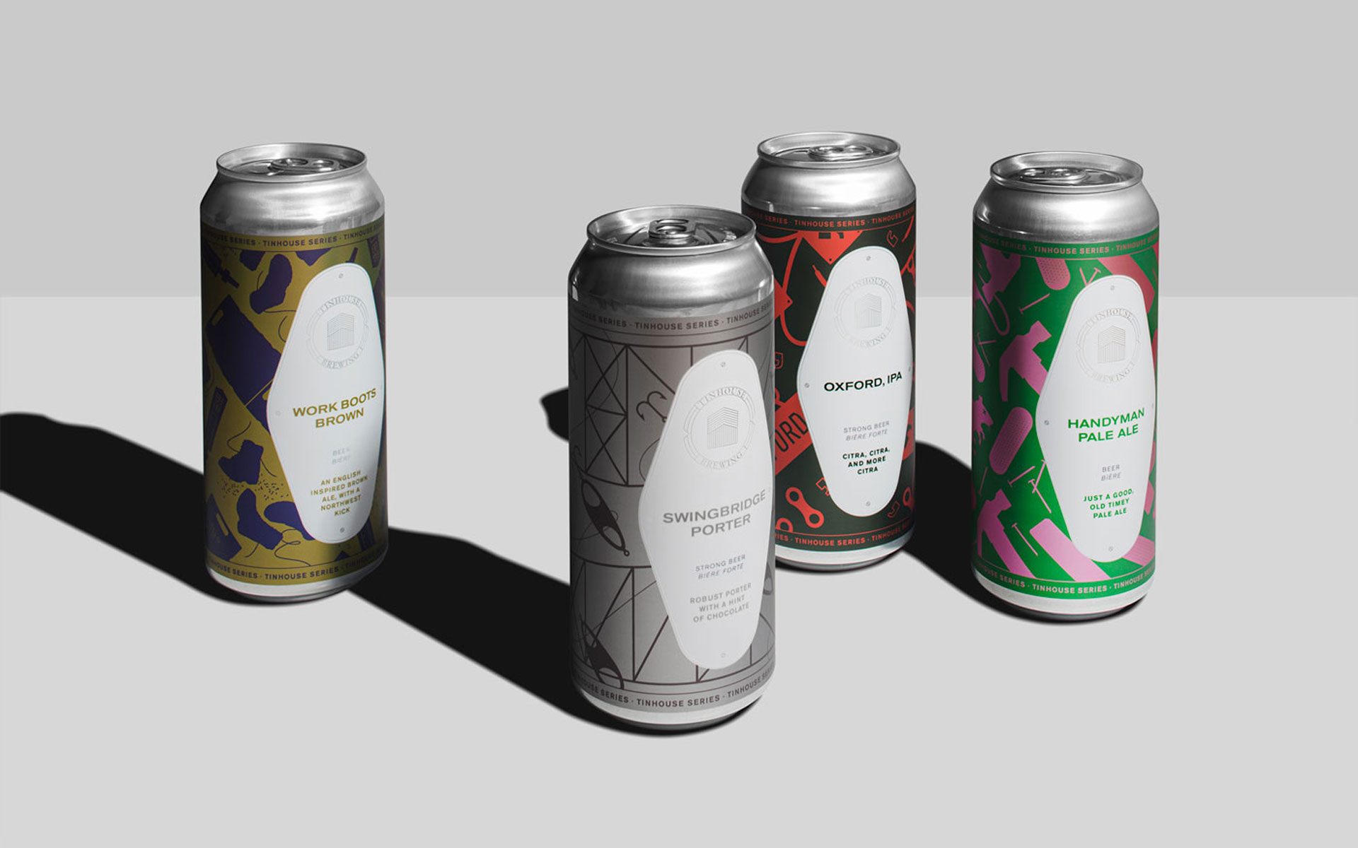 photo of Tinhouse Brewing beer cans